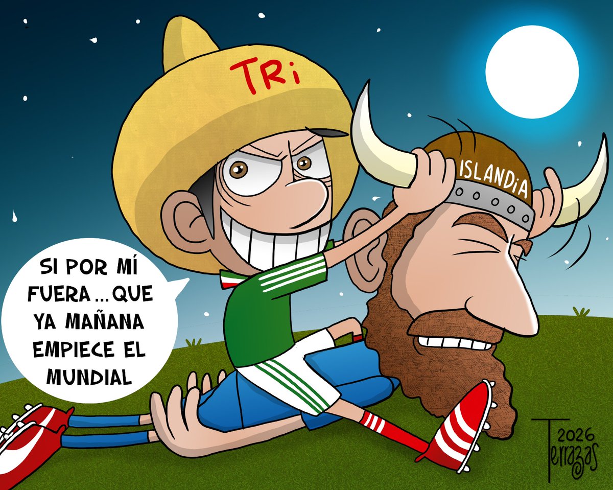 Somos el Gigante de Concacaf y pronto del mundo entero. 🌎🇲🇽🤔😅

🎨#ElHumorDeTerrazas por <a href="/juanterrazas/">JUAN TERRAZAS</a>   

👉 elesto.mx/4tX7AO5