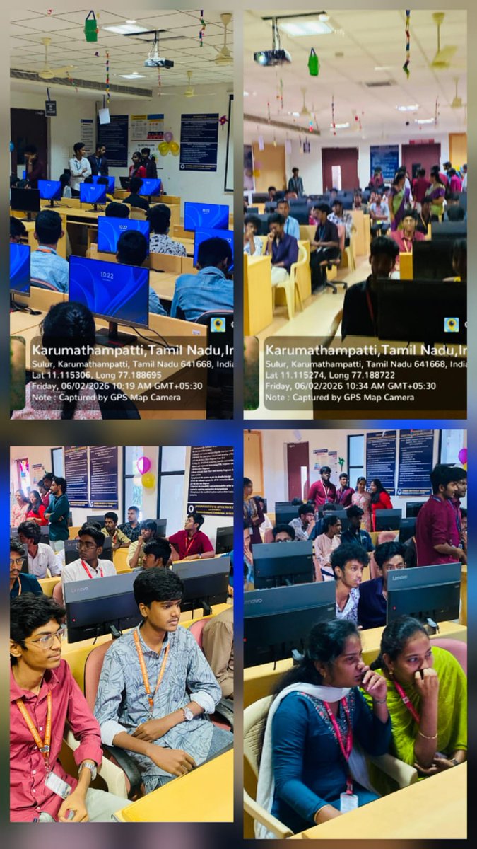 JIT_Offl's tweet photo. Jansons Institute of Technology, in association with the IIC &amp; Department of Artificial Intelligence &amp; Data Science, successfully conducted Technical Symposium Event , CAMCEE 5.0 -  "Break to Build" on February 6, 2026.
#BreakToBuild #CodingContest #HackathonVibes #JIT #AIandDS https://t.co/mxwvufeTNq