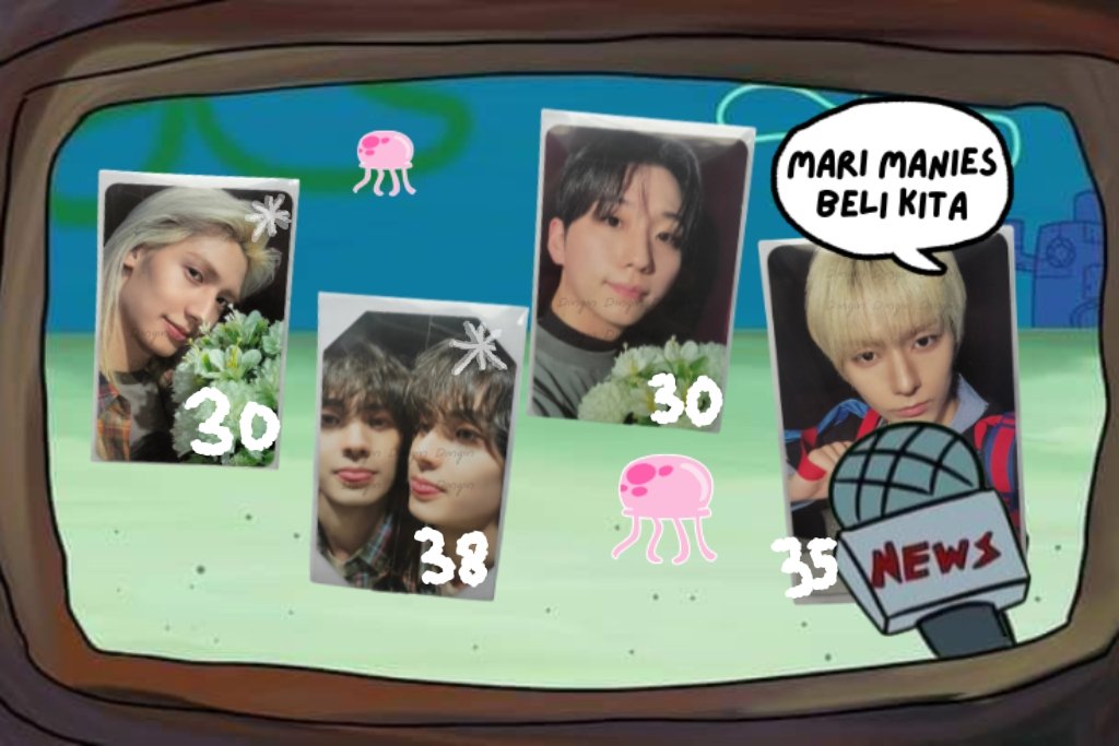 ✯ RTS WILL BE APPRECIATED*⁠♡ 
Wts want to sell 

Take all ( 133k )
`` •take all only
    •inc pack, exc admin
    •not for sensitive buyer pls
    •vidcon di komen👇🏻
    *damage

📍  Jatim

Tg. Want to sell all photocard about Jooyeon, Gunil, Ode, xdinary heroes