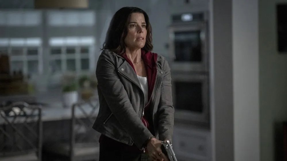 EpicFilmGuys's tweet photo. #Scream7 is the legacy sequel fans have been waiting for. A rip-roaring blast of bloody fun, with Craven-esque vibes fully in tact. Ghostface is back and as brutal as ever. Neve Campbell proves once again that she is THE all-time great Scream Queen. https://t.co/2Rcw9P7mVp
