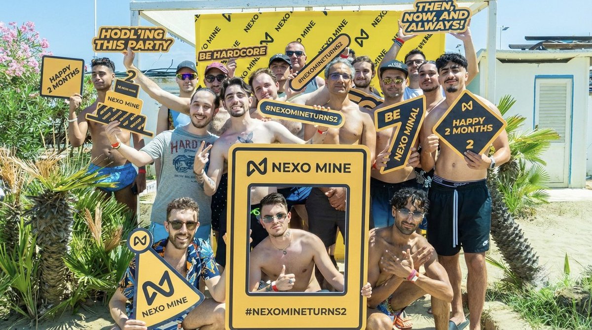 NexoMine_xyz's tweet photo. Celebrating 2 powerful months of NEXO MINE!๐๐
Meeting our growing community and leaders has been truly inspiring. Your trust, support, and belief have fueled every step of this journey.
Two months strong โ and this is only the beginning.๐
#NexoMine #2MonthsStrong #Community https://t.co/saCOur0aff