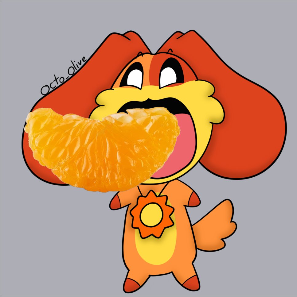 Octo_Olive's tweet image. Orange *nom nom nom*

#dogday #SmilingCritters #PoppyPlaytime #Orange