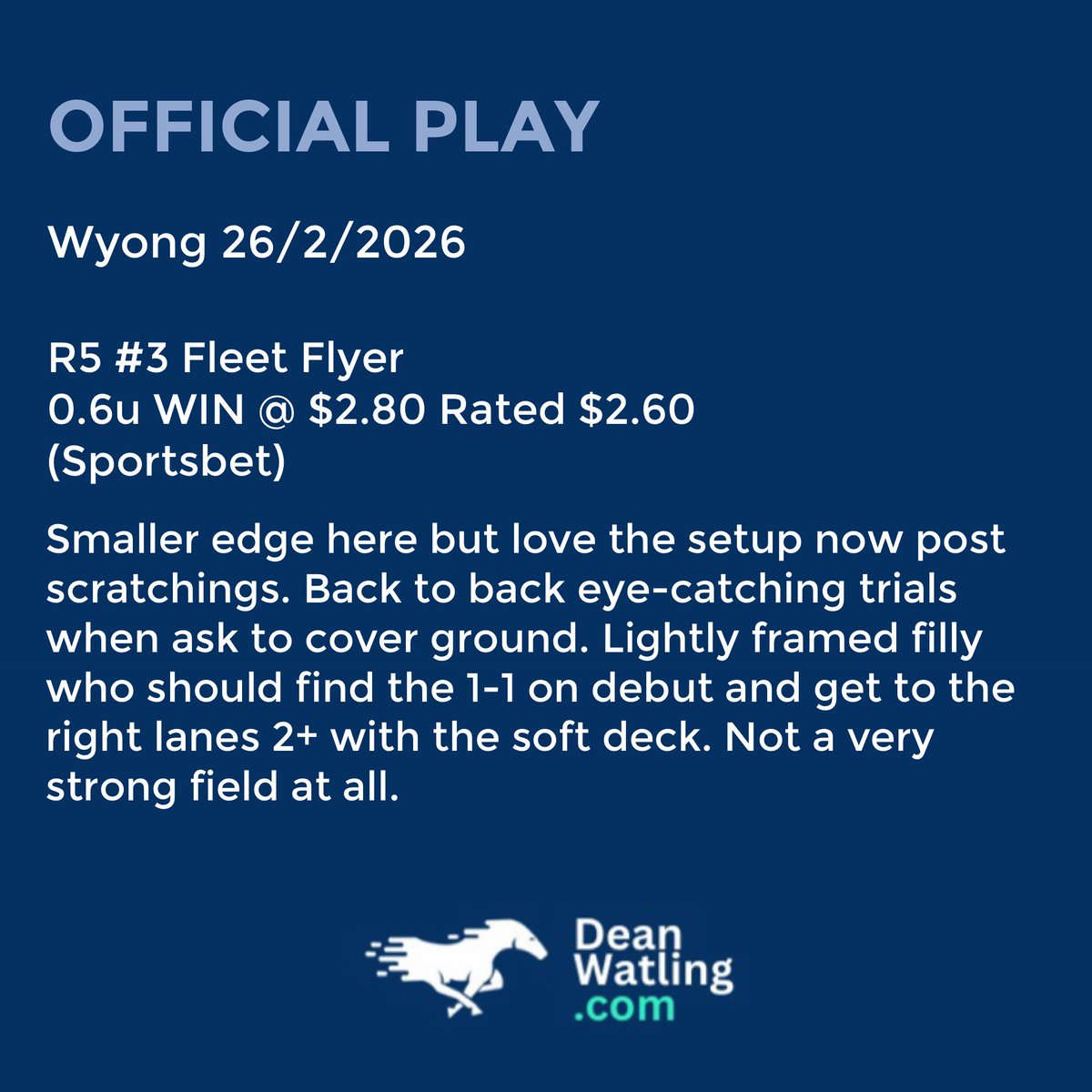 deanwatling's tweet photo. Back to back big days for the team 🫡
Perfectly ridden and puts a gap in them late 💰 #LetsFarm https://t.co/MXkv9FAHEk