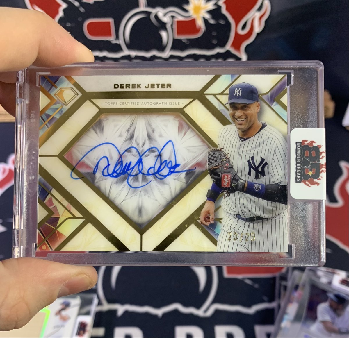 On-Card Diamond Icons Auto /25 of Derek Jeter is never a bad thing