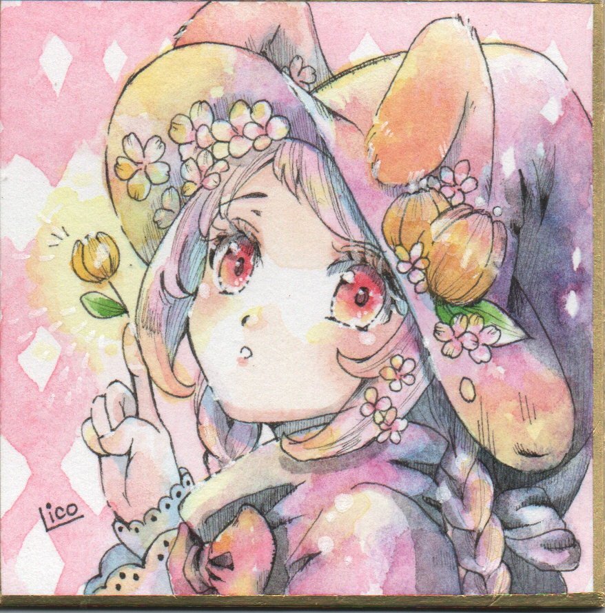 magical meek （透明水彩、ウォーターフォード豆色紙、2026年2月