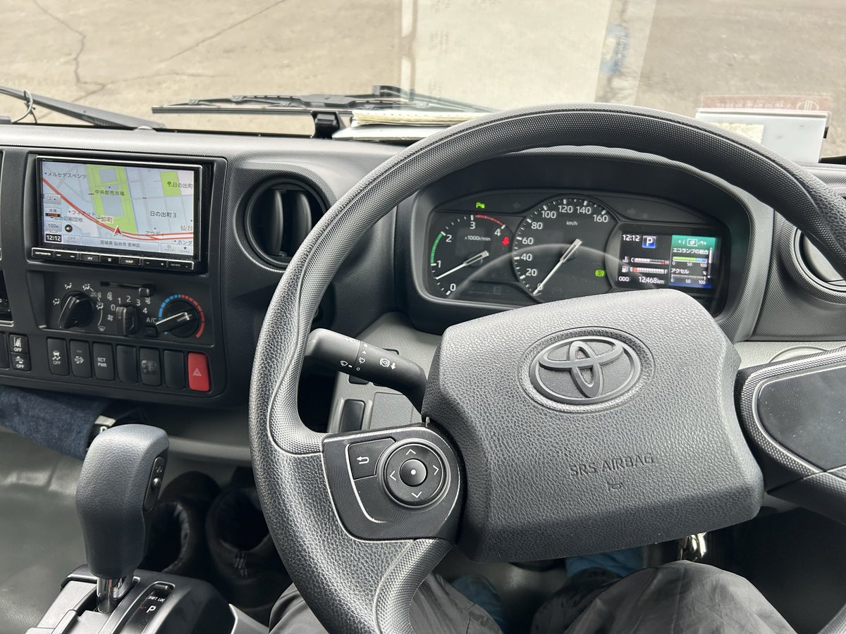 会社のトラック車検で代車でめっちゃ新しいトラック来たけど、快適である。
エンジン静かで滑らか、オートマだから楽すぎて運転してると眠たくなるレベル。