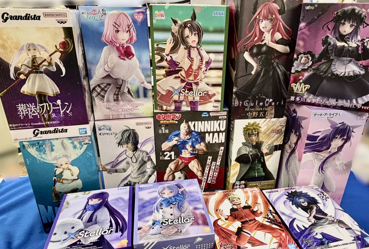 🛸買取情報🎮 わたなれやフリーレンなどのプライズフィギュア入荷しま
