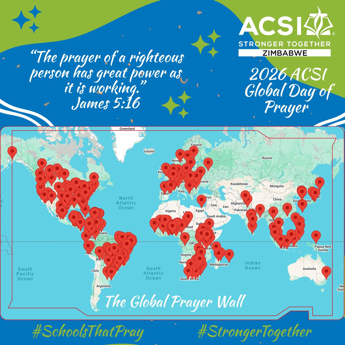 AcsiZimbabwe's tweet photo. What a privilege to be in community and able to pray for specific prayer requests from all around the globe. Visit this prayer wall to continue to pray with and for our global community
https://t.co/A7RVj4gLqo

#ACSI #ACSIZimbabwe #ATS_CHISZ #InvestingInTheFuture #SchoolsThatPray https://t.co/IXuM74LsN7