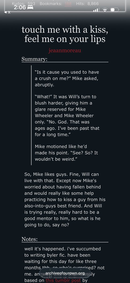 STARTING BYLER KISSING PRACTICE😝😝😝