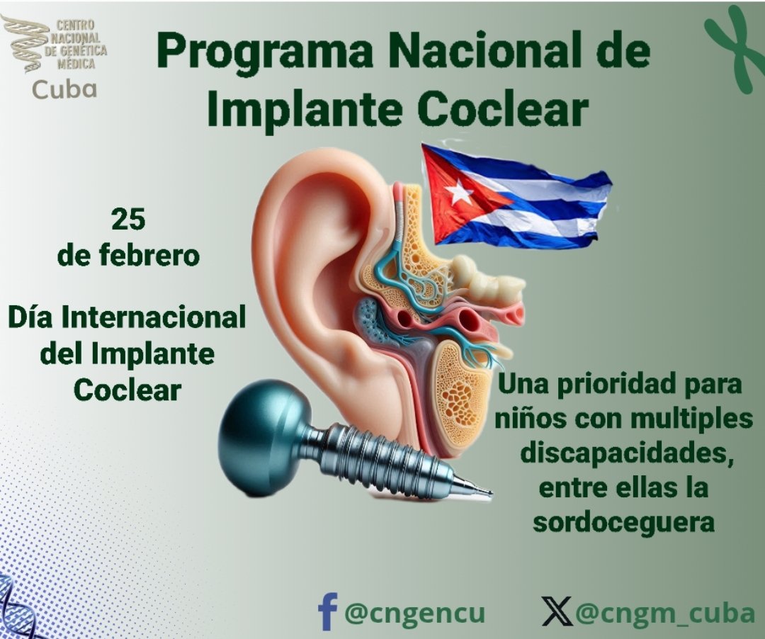 Centro Nacional de Genética Médica de Cuba 🇨🇺 (@cngm_cuba) / Posts / X