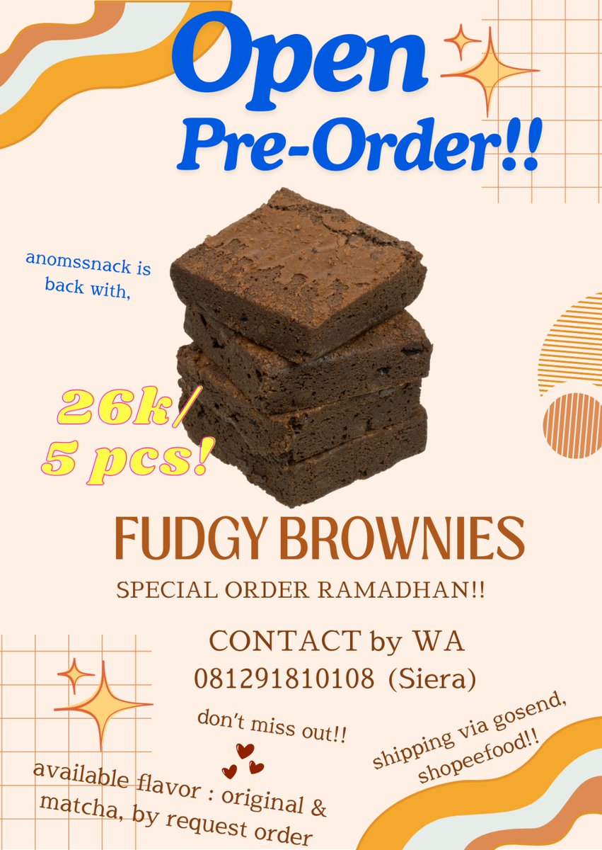 rae is selling brownies 🍰 tweet media