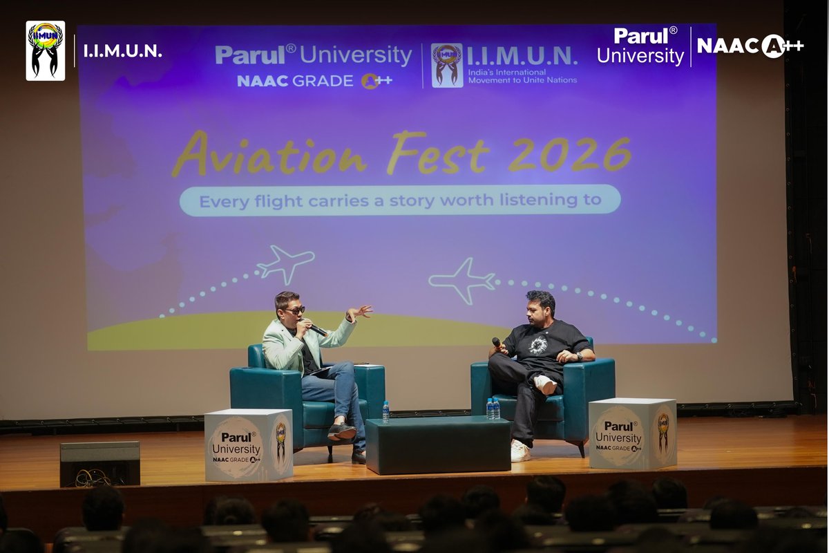 Parul University tweet media