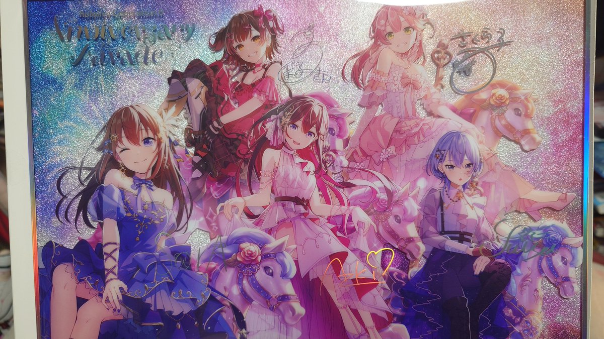 0期生のアニバーサリーアクリルパネルきたぁ☺️ かっこいいねぇ☺️
