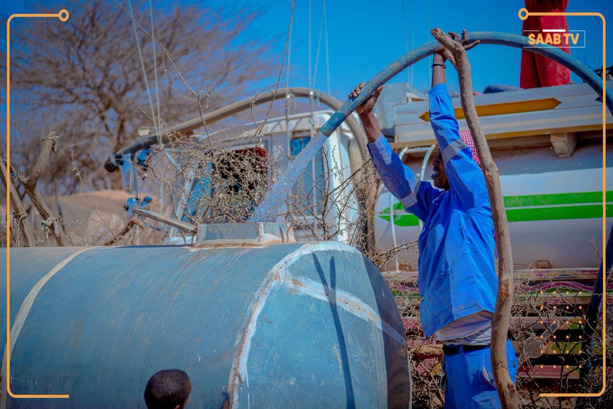 SOYDAVO1's tweet photo. We are nearing completion of the water-trucking phase in 7 locations under the Maroodijeex region, reaching 1,800 households.

With funding support from @shf_, this emergency response has helped reduce water shortages and support vulnerable families. https://t.co/2FC5CTa10w