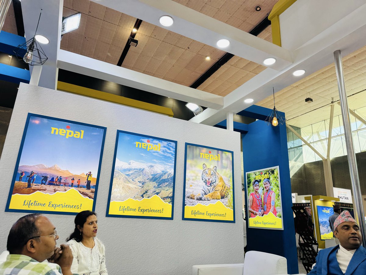 DrShankarSharma's tweet image. Delighted to visit the @nepaltourismb stall at the #SATTE Travel Expo in New Delhi. More than 40 Nepali travel companies are showcasing their offerings through dedicated booths, actively promoting Nepal’s tourism.

Kudos to NTB for the excellent coordination and presentation!