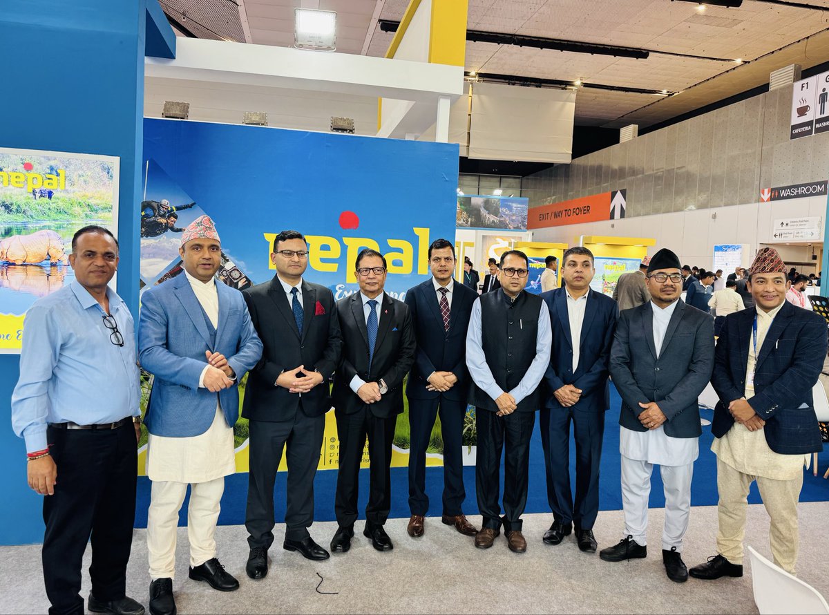 DrShankarSharma's tweet image. Delighted to visit the @nepaltourismb stall at the #SATTE Travel Expo in New Delhi. More than 40 Nepali travel companies are showcasing their offerings through dedicated booths, actively promoting Nepal’s tourism.

Kudos to NTB for the excellent coordination and presentation!