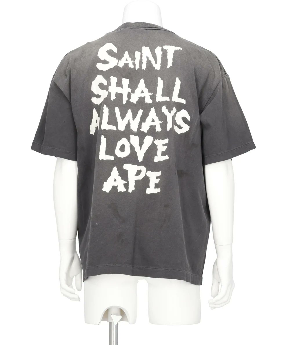 ALWAYS SAINT じ*む様 APE セン LOVE Tシャツ SHALL