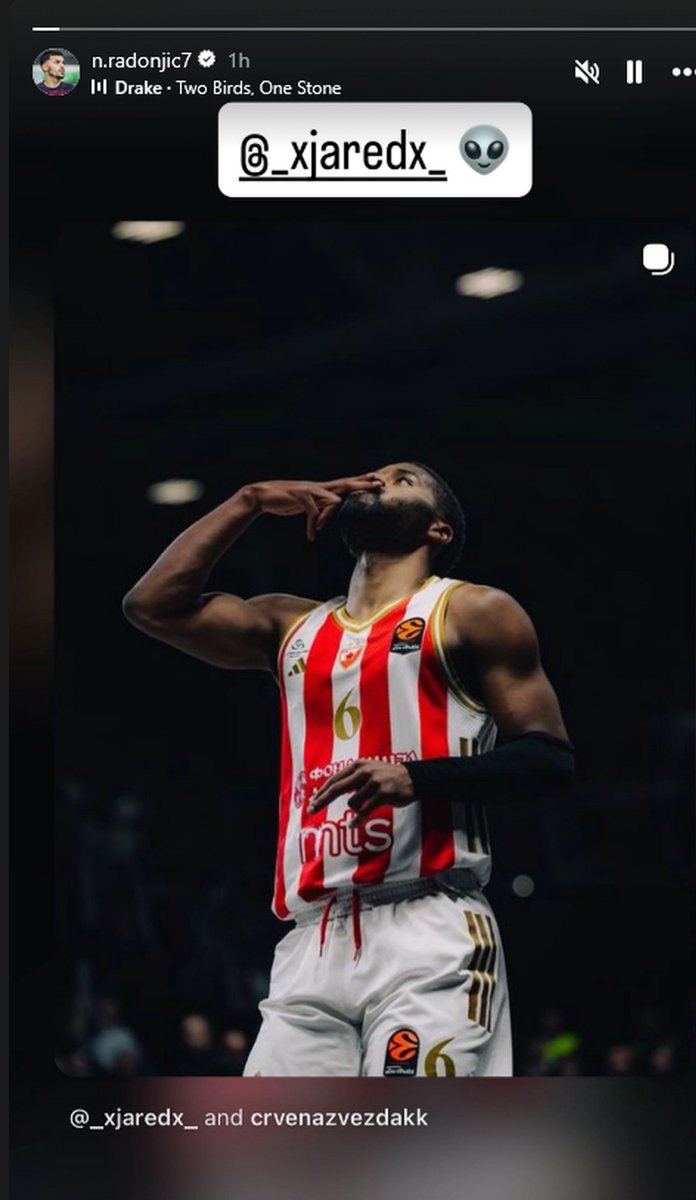 Premier99999's tweet photo. Nemanja Radonjić prati košarkaše, svidelo mu se šta je Batler uradio https://t.co/1mnXb7SvGQ