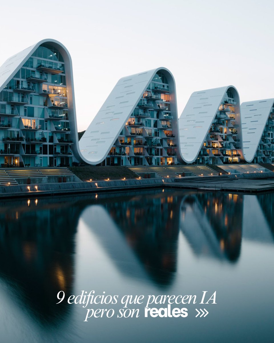 Vivimos rodeados por Inteligencia Artificial.

Y ha llegado un punto que, cuando vemos una imagen, cuesta distinguirla de la realidad. Por eso hoy os traigo 9 edificios que parecen ficción, pero son auténticos.

🧵⤵️