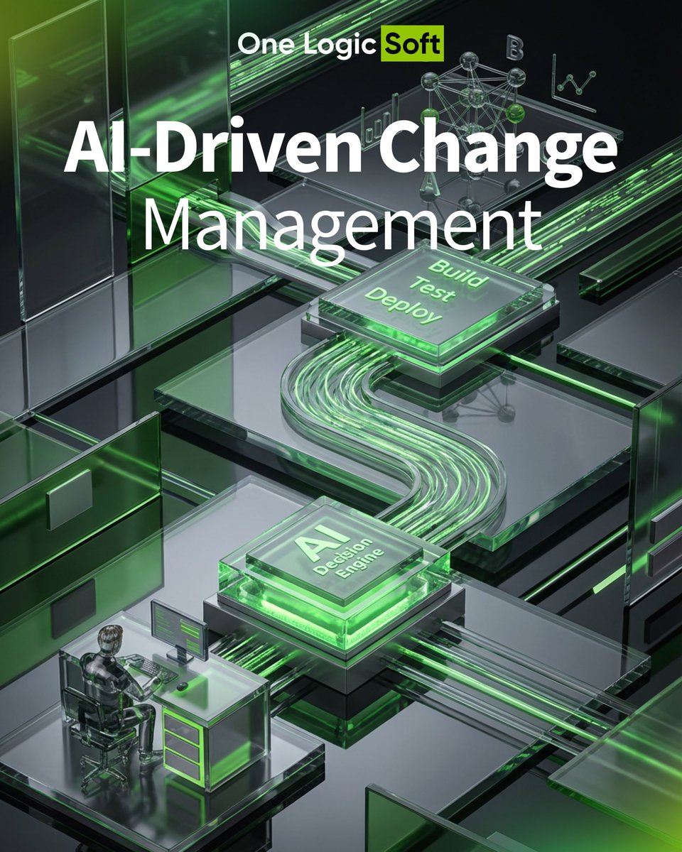 OneLogicSoft's tweet photo. Traditional change practices slow engineering down. AI augments the SDLC with data-driven decisioning across planning, testing, deployment &amp; monitoring — reducing disruptions and strengthening compliance.
Empower smarter releases with AI. https://t.co/f3Ktpqweio