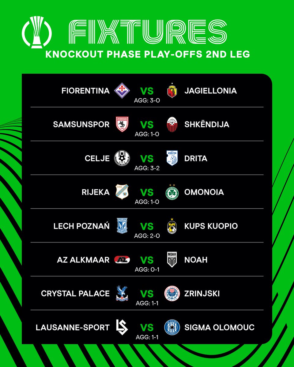 🎁 JEU CONCOURS 🎁 CONFÉRENCE LEAGUE 🇪🇺🏆

POUR PARTICIPER 👇
1️⃣ Trouvez le nombre de buts des 8 matchs du jour.
2️⃣ Trouve un buteur.
Exemple :  22 buts + 🇳🇱 T. Parott 
👉 RT ♻️/♥️
👉 Follow <a href="/BetClem_/">Bet_Clem 🐸</a>

2x10€ EN CASH À REMPORTER ! 💸

🎁  POUR PARIER SUR LES MATCHS PROFITE DE 50%