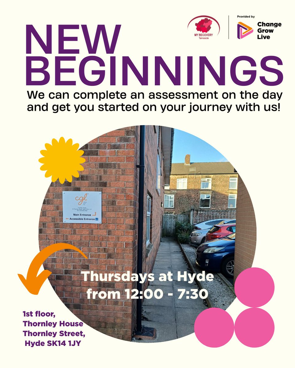 Change Grow Live My Recovery Tameside tweet media