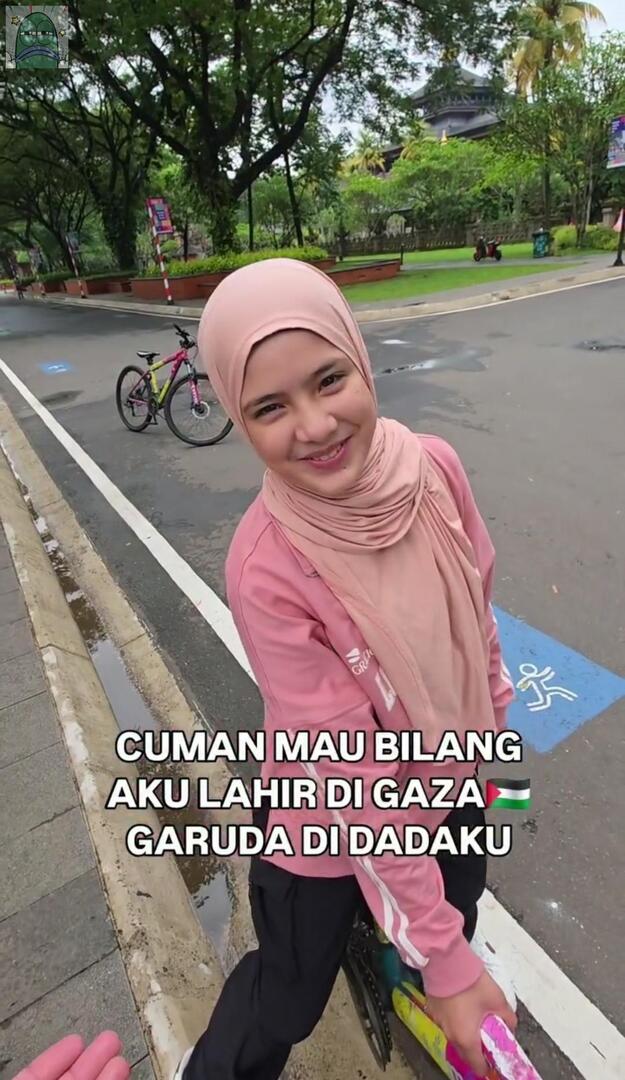 💚 adek yang lahir di gaza ini udah lama tinggal di indonesia dan bangga jadi WNI. kalian bangga ga jadi WNI?