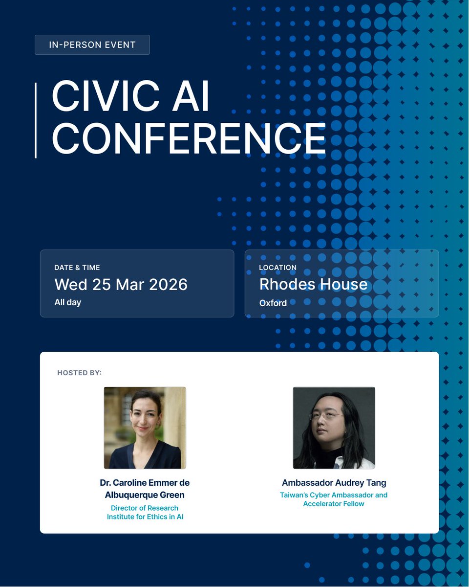 The Institute for Ethics in AI tweet media