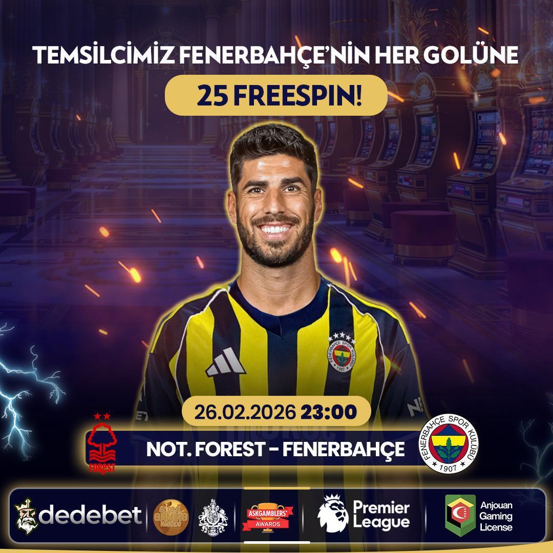 dedeguncelx's tweet photo. 🎮 #NotForest - #Fenerbahçe Maçına özel etkinlik Dedebet'te!
 
✨ Maça minimum 1000₺ bahis yap, Fenerbahçe'nin attığı her golde 25 Freespin kazan.

🥳 Formu doldur, gerisini sahadaki yıldızlara bırak!

📌Katılım ve detaylar : https://t.co/GnQyM4cBhO

#dedebet #bonus https://t.co/UXtAsBJrRI