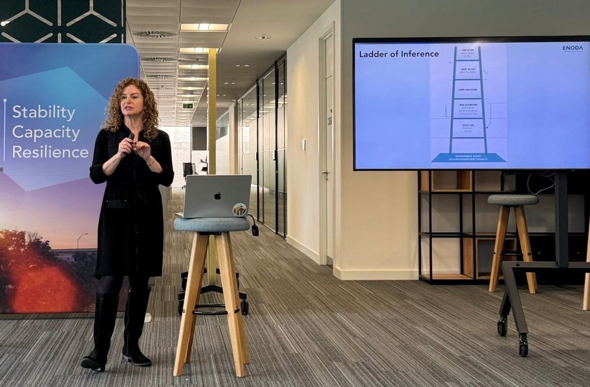 How do we think, communicate and learn together at ENODA? 

This week we launched ENODA’s new Lunch &amp; Learn series.

Spearheaded by Head of People, Nicola Russell, the initiative creates an informal space for colleagues to come together, share insights and learn something new.