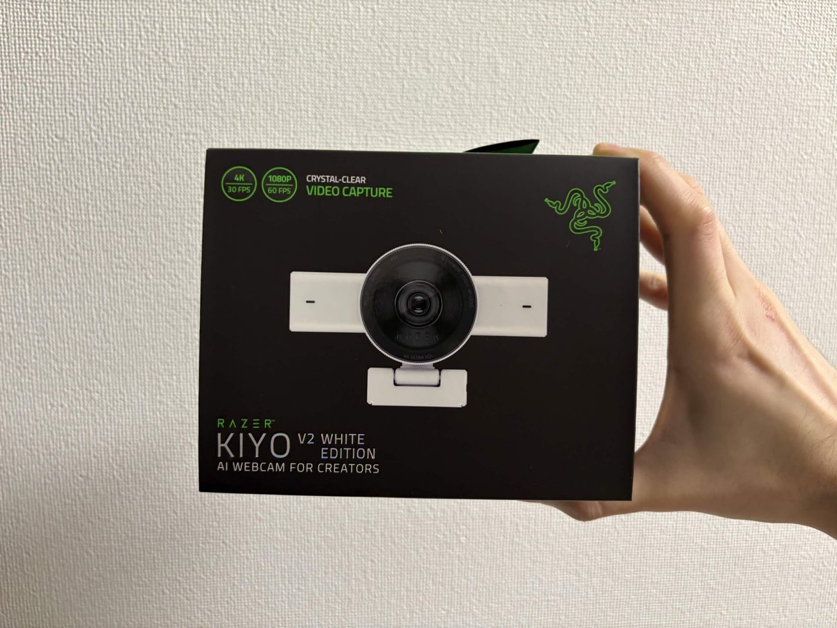 今回、@RazerJP さんより、AI搭載4Kカメラ「Razer KIYO V2 」の新