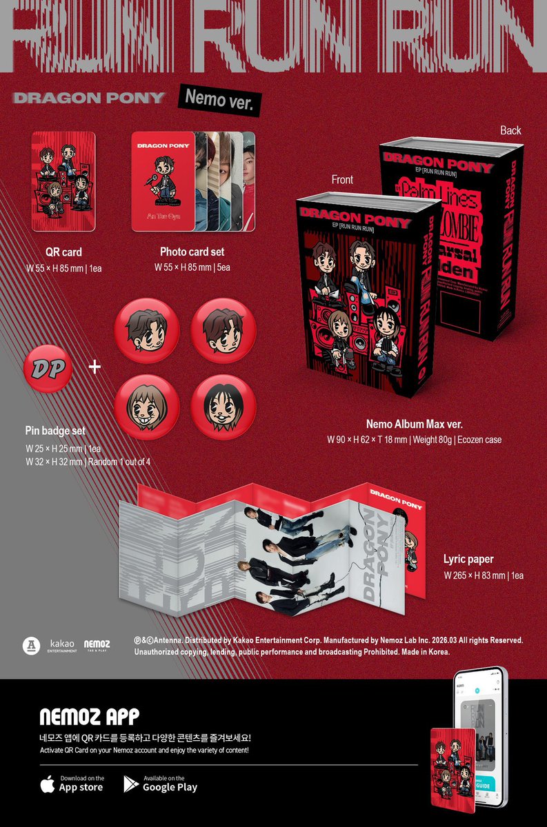 bfeeling_'s tweet photo. ✨ RT & likes are very appreciated ✨

[INA PO] DRAGON PONY EP [RUN RUN RUN] NEMO VER #BF_OpenPO

💸 195k (DP mulai 100k)
🔗 Details & order: https://t.co/fDlWXuhobW

✅ Bersih INA
✅ Dapat 1 POB / Nemo 
✅ Include Packing 
✅ GDM Twitter

⚠️ Close PO: 5 Maret 2026
✈️ EMS
🛒 Shopee, JNE
📍 Depok