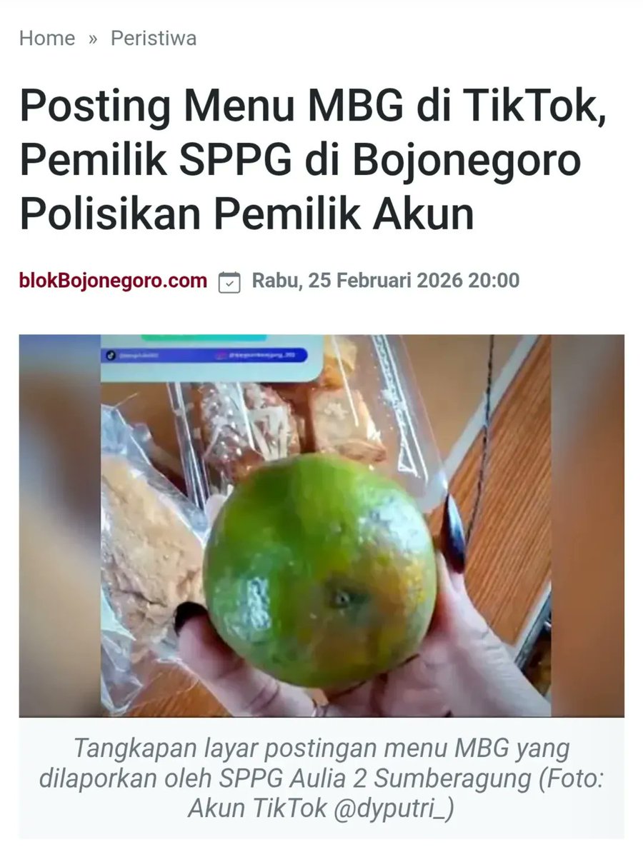 Di kritik malah lapor..
🤦

blokbojonegoro.com/2026/02/25/pos…