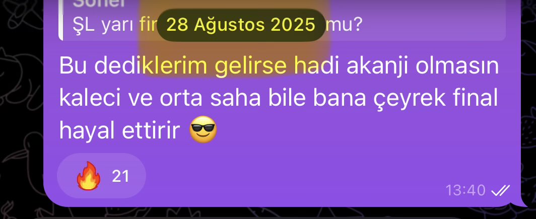 Çeyrek final oynarız diye düşünmüştüm ağustosta gerçekleşti 😎😎