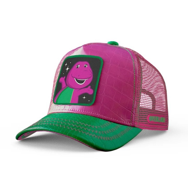 barneyuniverse's tweet photo. NEW DROP! ✨✨✨

Officially licensed Barney, BJ &amp; Baby Bop trucker caps for adults from Overlord Caps are now available online! 💜

“I love you, you love me…” — join the happy family in style! (Great big hug sold separately 😉) https://t.co/g6u3fmIaur