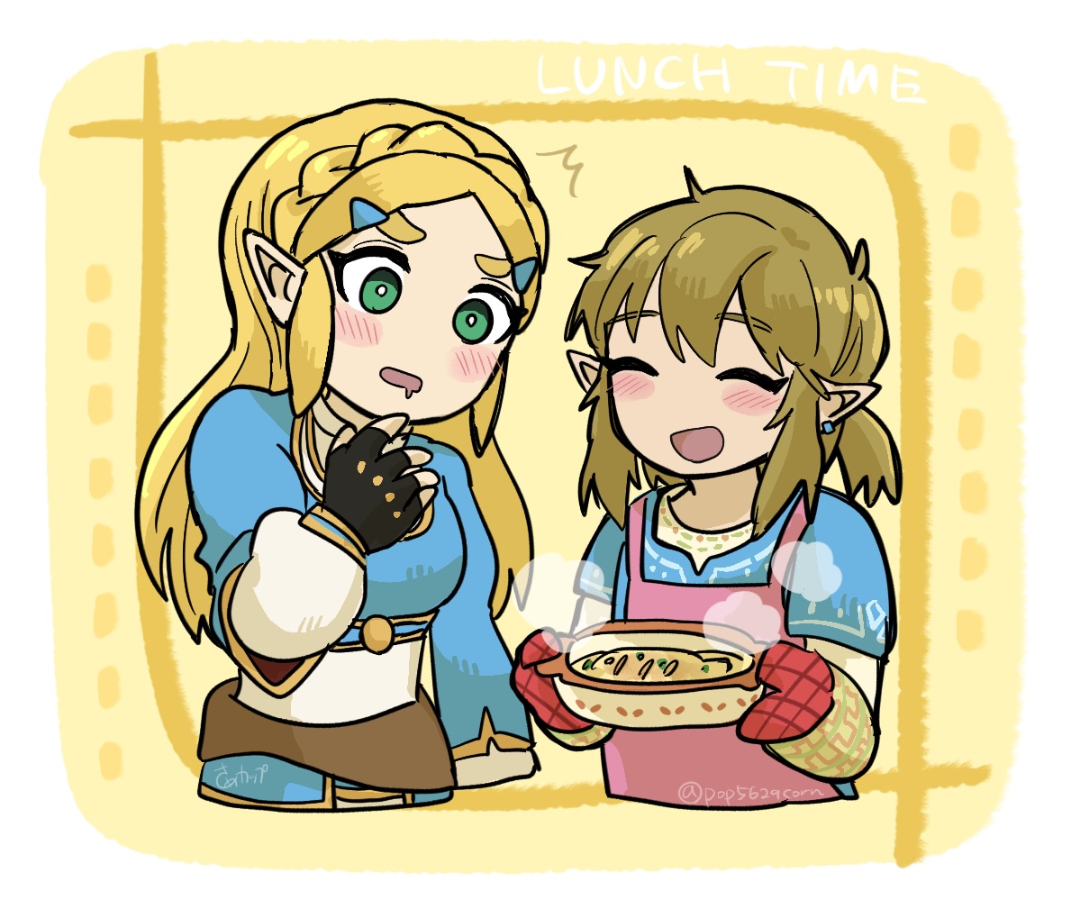 仲良くなった姫と騎士
#Zelink #ゼルリン