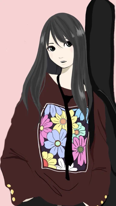 ギターケースだよ #イラスト #創作イラスト #illustration