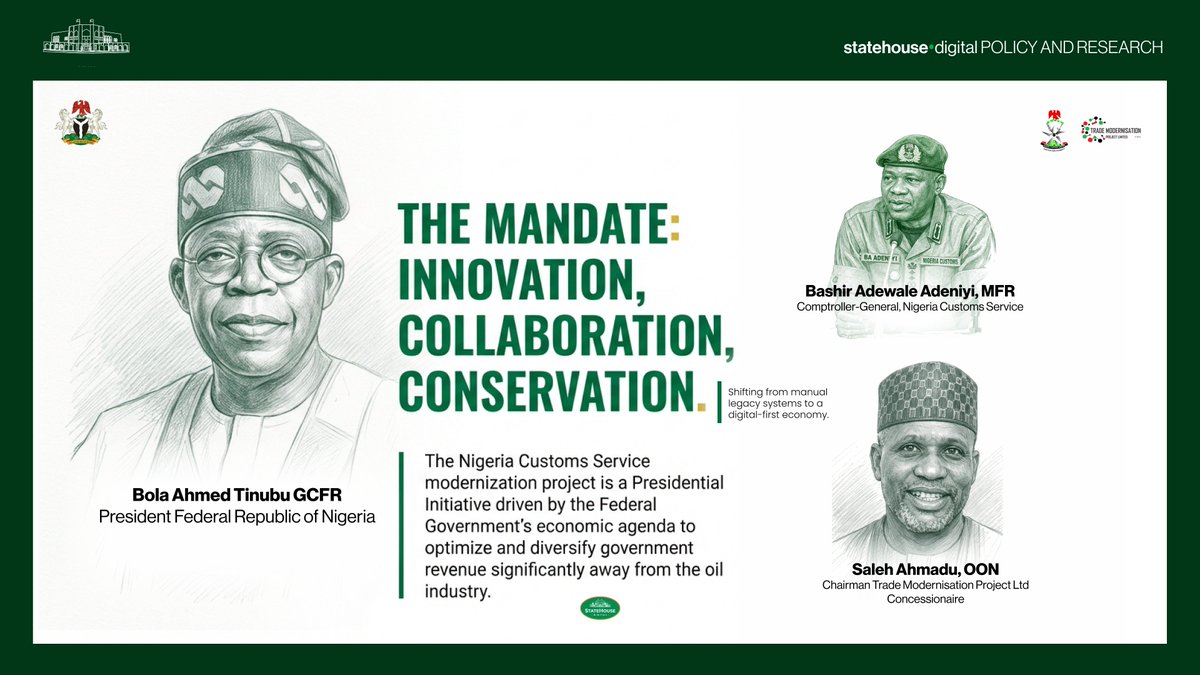 NGRPresident's tweet photo. B’Odogwu is live now! Simplify your trade and customs processes with ease.

As Nigeria’s economy gathers momentum under the Renewed Hope Agenda, the Federal Government is accelerating the modernisation of trade through the Nigeria Customs Service.

At the heart of this reform is B’Odogwu, Nigeria’s homegrown, digital-forward Unified Customs Management System, built to streamline customs processes, enhance transparency, and strengthen revenue generation.

Here’s a comprehensive guide for stakeholders on how B’Odogwu is reshaping the future of trade in Nigeria.

To start using B’Odogwu today, log on to https://t.co/CGHoipZU9i as simplify your trade processes

@asovilladigital | @NigeriaGov | @CustomsNG