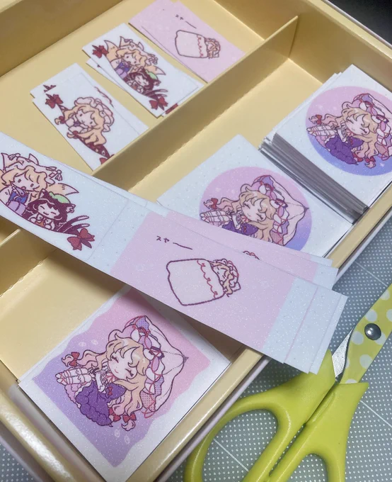 めじるしアクリルチャームときらきらシール