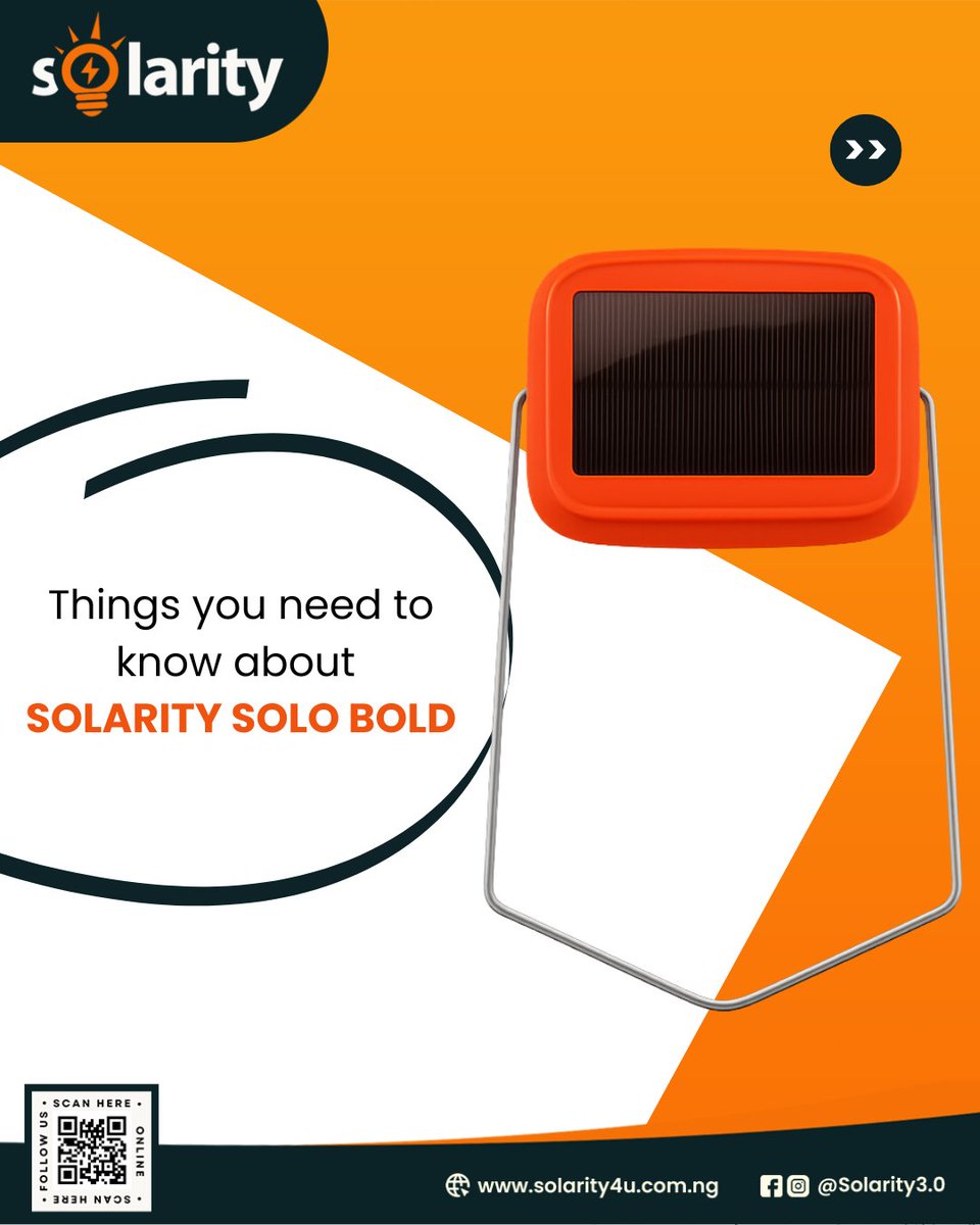 solarity4u's tweet image. Light that works when power fails ⚡

With the Solarity Solo Bold, you get:
🔆 18 hours runtime
🔋 Mobile charging
☀️ Solar &amp;amp; electric recharge
💡 Super bright illumination
Smart energy. Reliable comfort.
#Solarity #SolarLighting #EnergyIndependence #solarpower