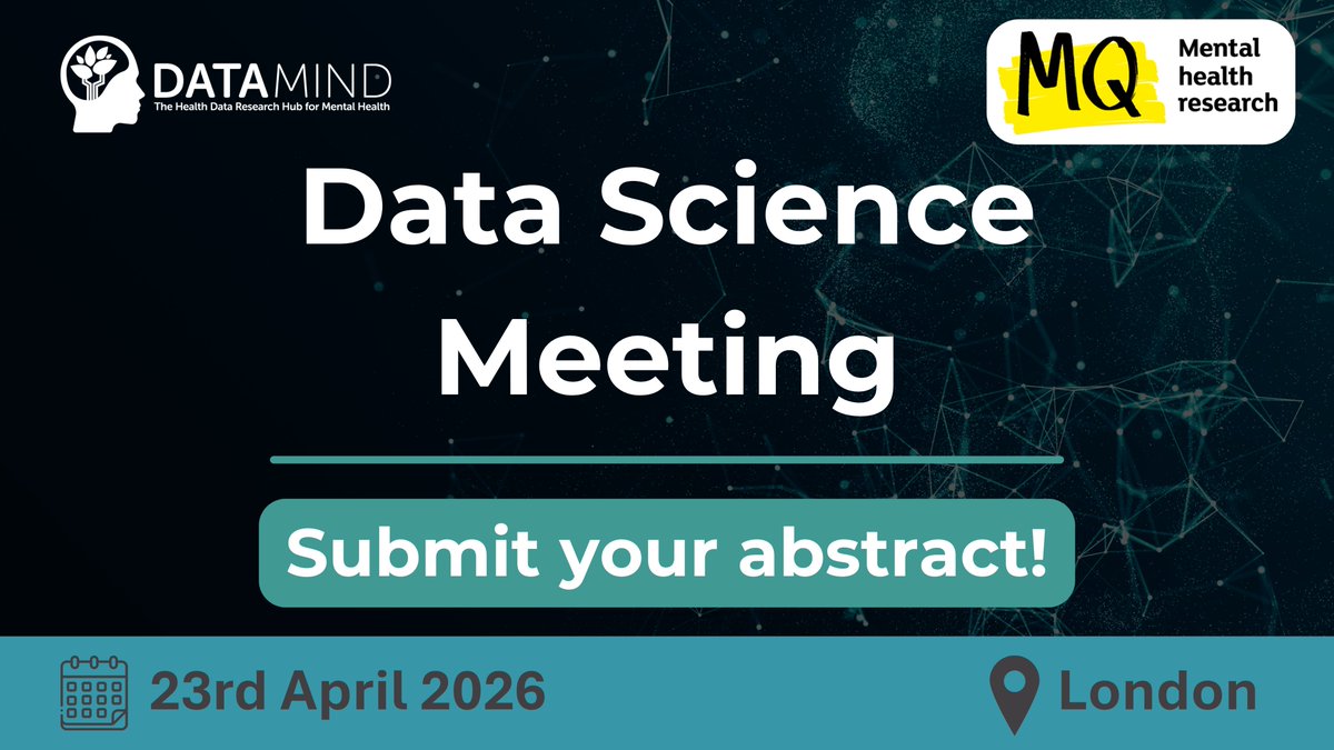 DATAMIND - HDR UK Hub for Mental Health Research tweet media