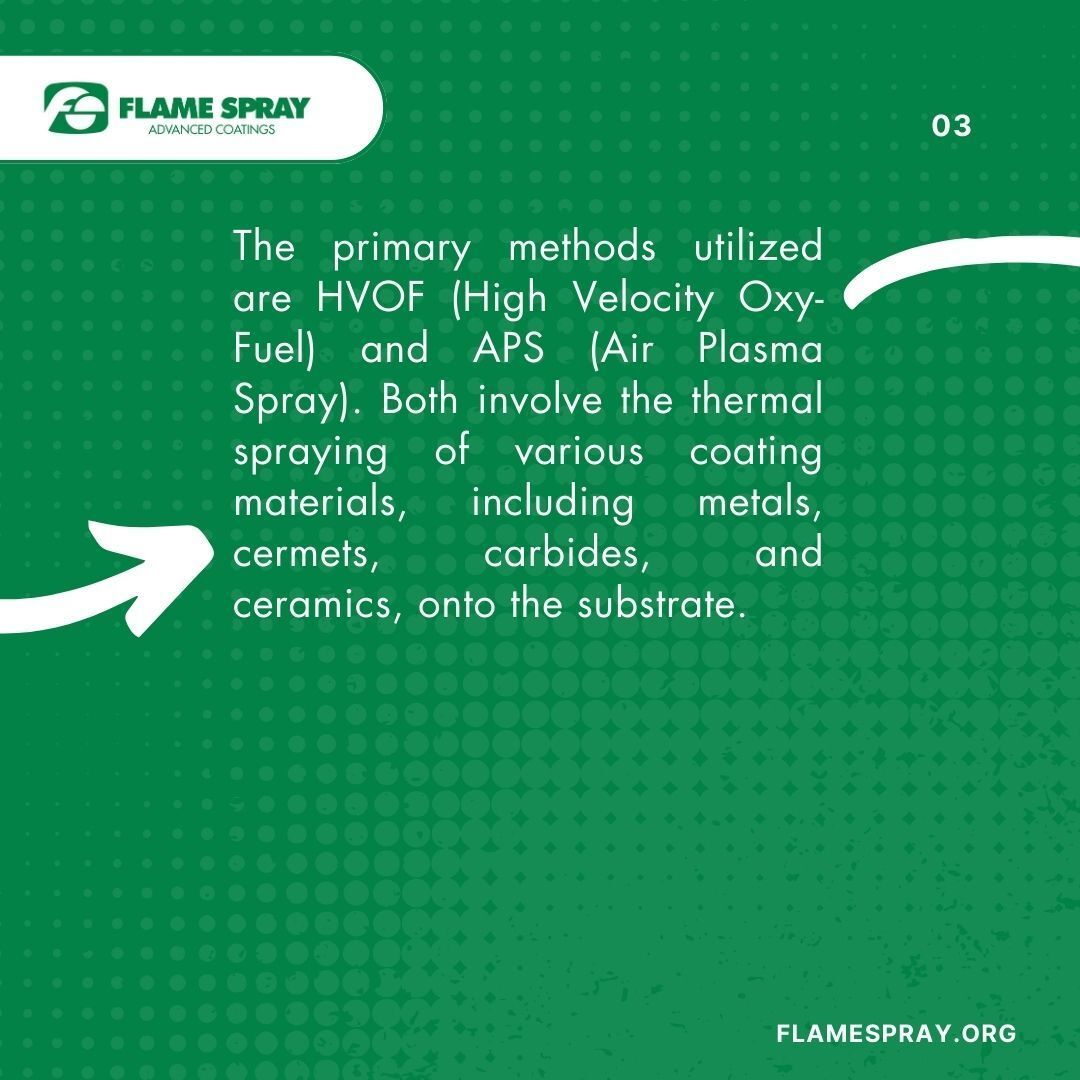 FlameSprayGroup's tweet photo. Thermal Spray Coating is a technique employed to apply a protective surface layer that enhances the properties of a material without altering its fundamental structure. 
Contact us now to have an engineer at your disposal: https://t.co/XR4pwDk6Ac https://t.co/ukazTyjyM8