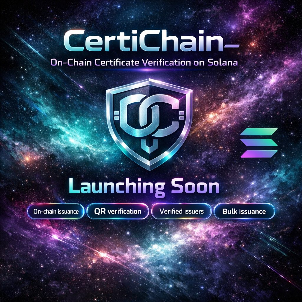 CertiChain tweet media