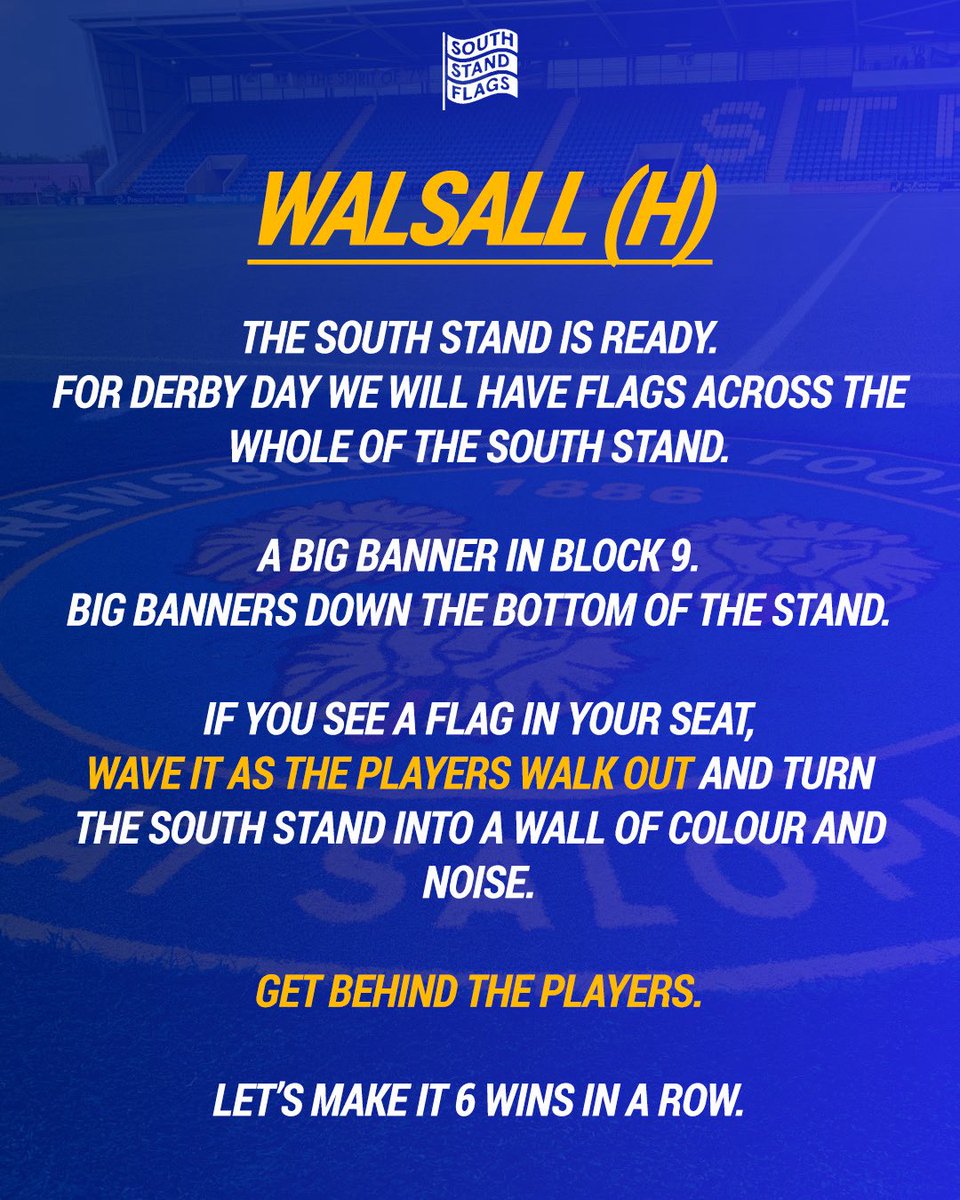 South Stand Flags tweet media