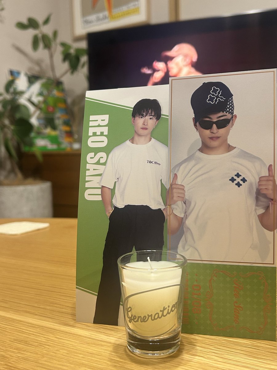 GENEスクラッチ💚可愛い🐬 玲於くん💚キャンドル当たった🥰 玲