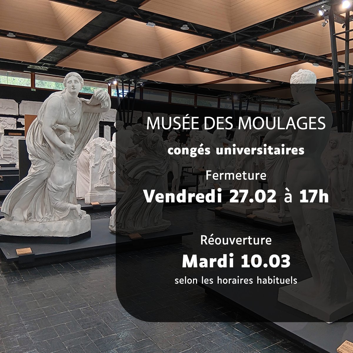 Musée des Moulages - UMPV tweet media