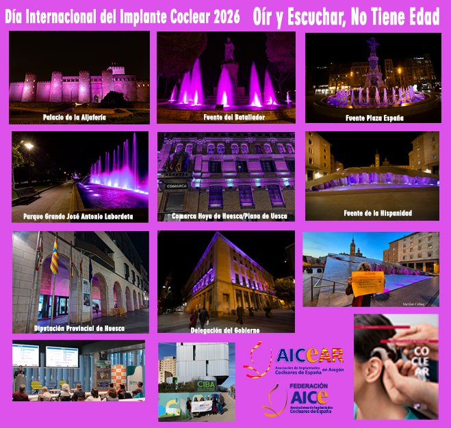 AiceAragon's tweet photo. Información sobre el Día Internacional del Implante Coclear: https://t.co/g3Sm2A0W1j @RadioZaragoza @Ayto_Teruel @zaragoza_es @HoyadeHuesca @DPHuesca @aytohuesca @iacs_aragon @aragontv https://t.co/lEM0MYkZPt