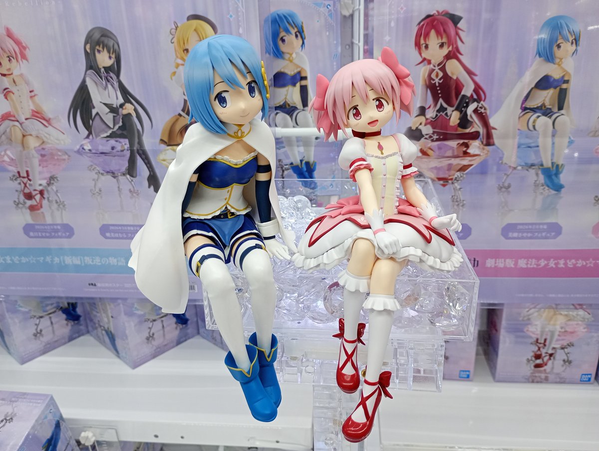 😍最新プライズの紹介😍 #まどかマギカ より #まどか ちゃんと #さやか