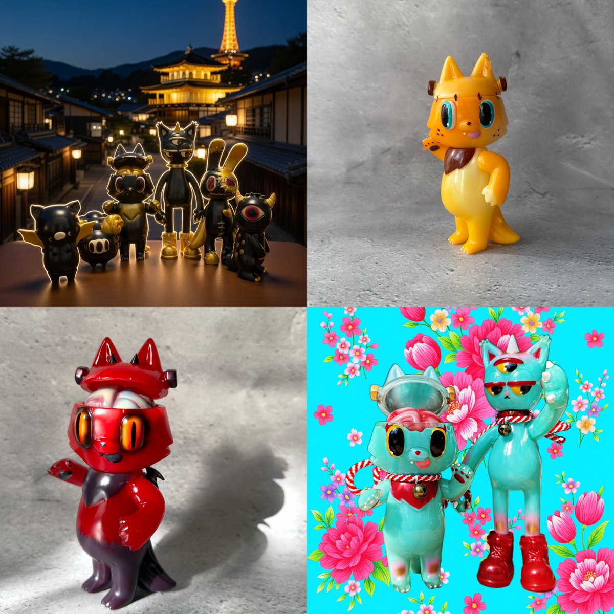 Bite Morph Frazi フラッヂ 京都限定　はんなりみやび 2/28 京都ソフビ玩具大作戦販売品 【会場限定受注販売】 はんなり
