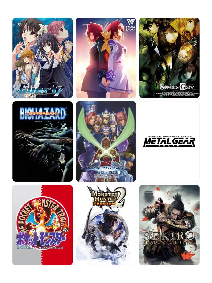 Nostalg_Romance's tweet photo. 私を構成する9つのゲーム
#My9Games #私を構成する9つのゲーム https://t.co/oFSi8228GC